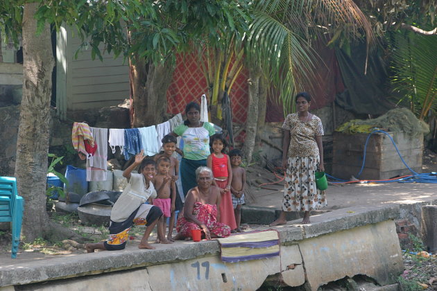 Familie in Negombo