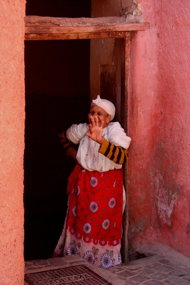 Berberdame op leeftijd