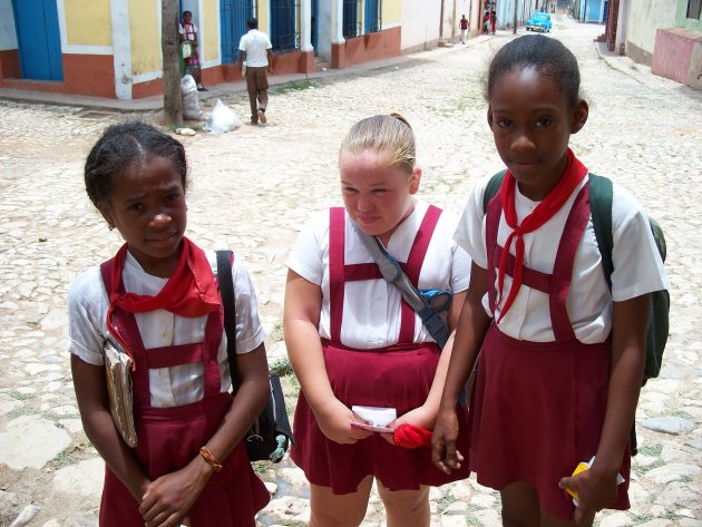 Cubaanse schoolmeisjes