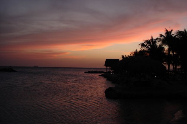 Zonsondergang op Curacao