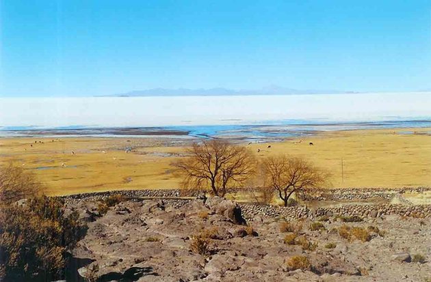 Het zoutmeer van Uyuni