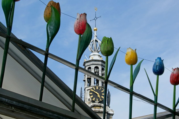 Tower and Tulips