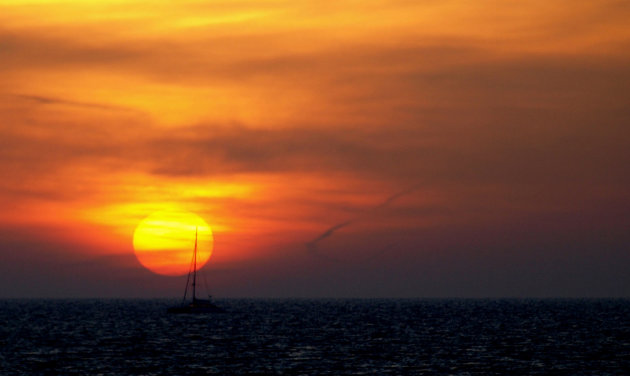 zonsondergang Cyprus