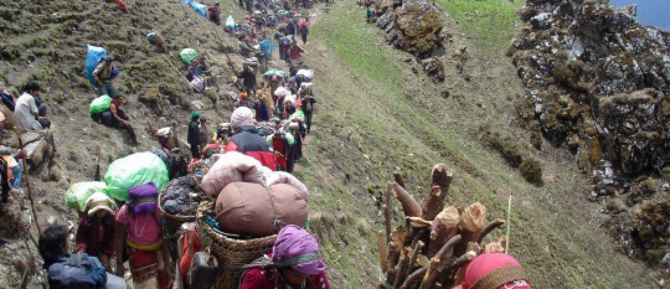 'Guerrilla wandelpad' in Nepal image