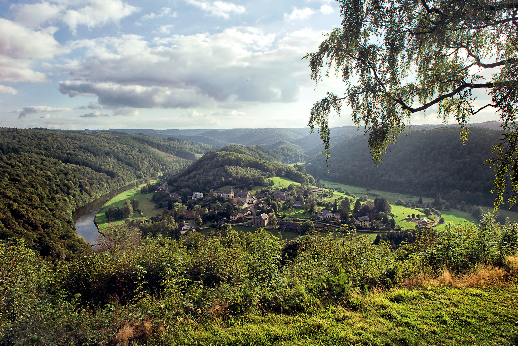 De vallei van de Ninglinspo in de Belgische Ardennen. Foto: Michael Dehaspe