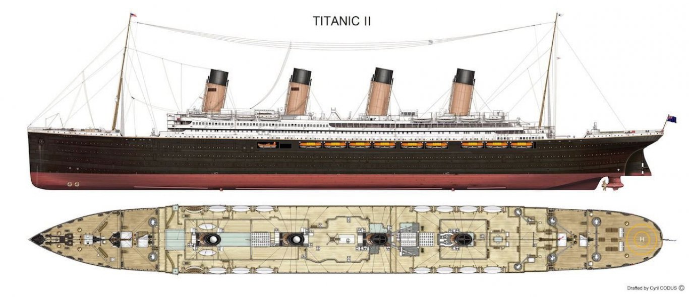Cruisen op een replica van de Titanic? Het kan image