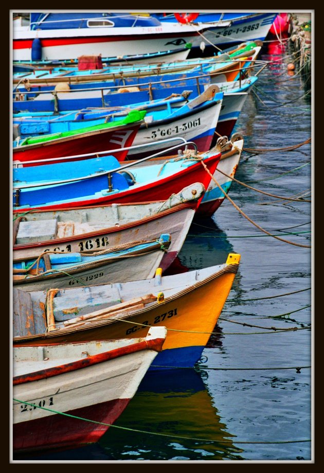 kleurige bootjes