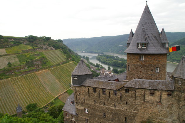 Burg Stahleck aan de Rhein 