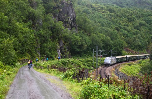 Noorwegen per trein en fiets