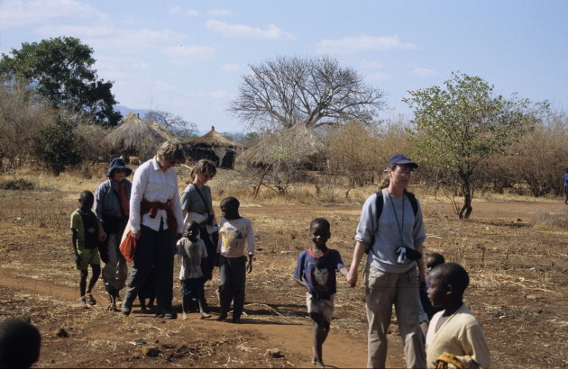 Children of a village near The Zambezi