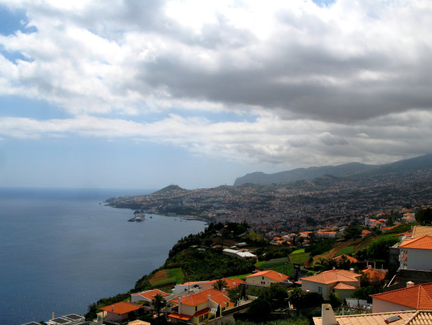 zicht op Funchal