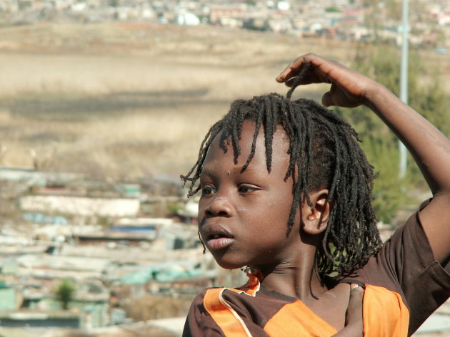 Kind bij Soweto