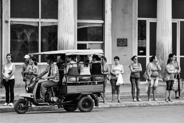 Cubaans wachten op je beurt