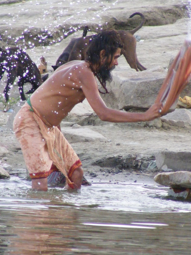 Nog een wasser aan de Ganges