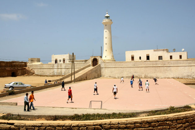 Voetballen in Rabat