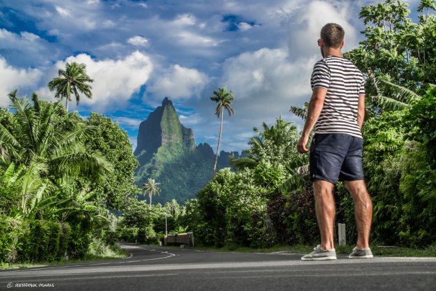 Road to paradise in Moorea