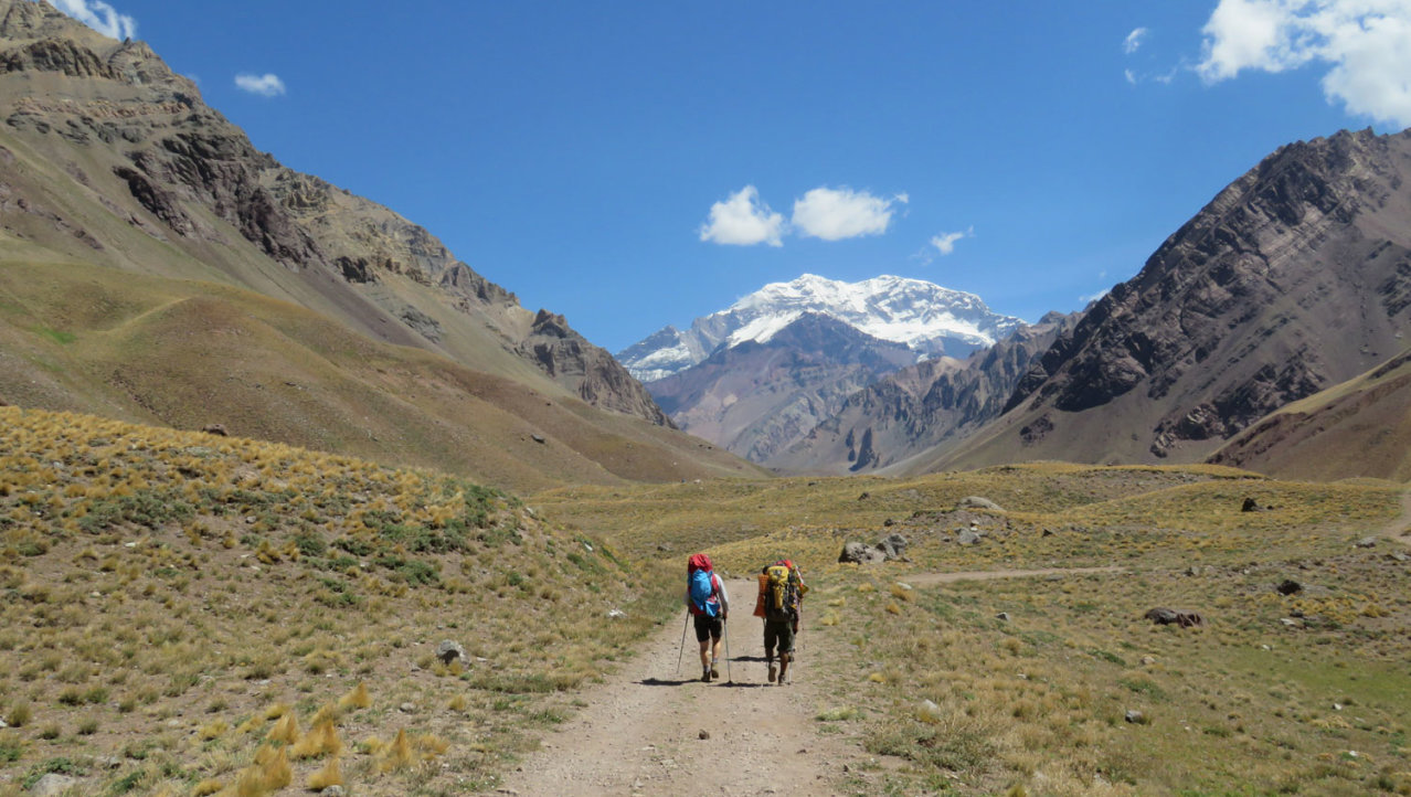 Trekking bij de Aconcagua