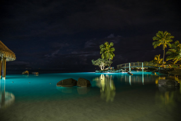 Tahiti by night