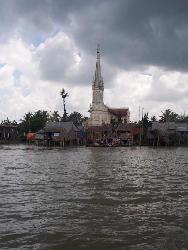 Kerkje in Mekong Delta