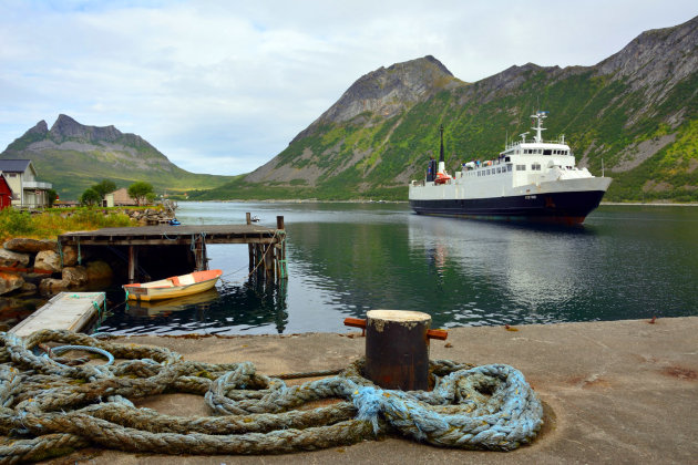 De veerboot van Gryllefjord naar Andenes