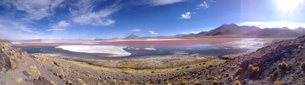 (Panorama) Rood meer in Bolivia