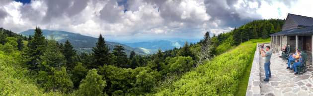 Panorama Mount Mitchel