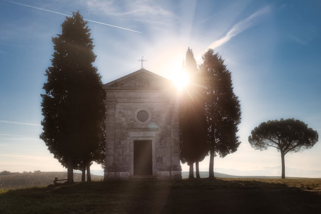 Magisch kapel in Toscane
