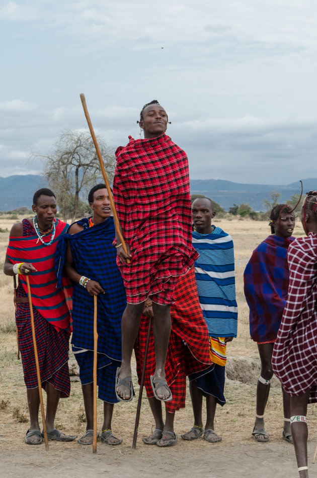 Bezoek aan de Masai