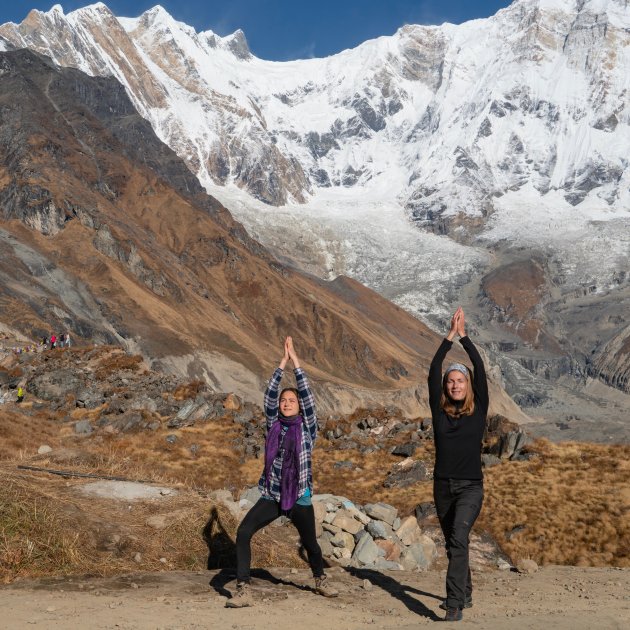 Yoga in Annapurna Base Camp
