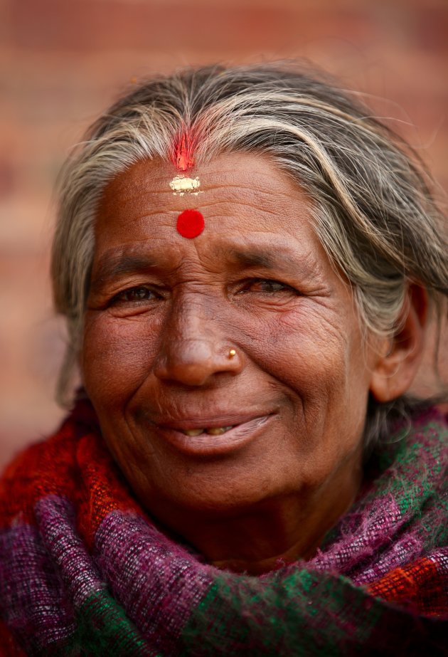 Vrouw in Patan