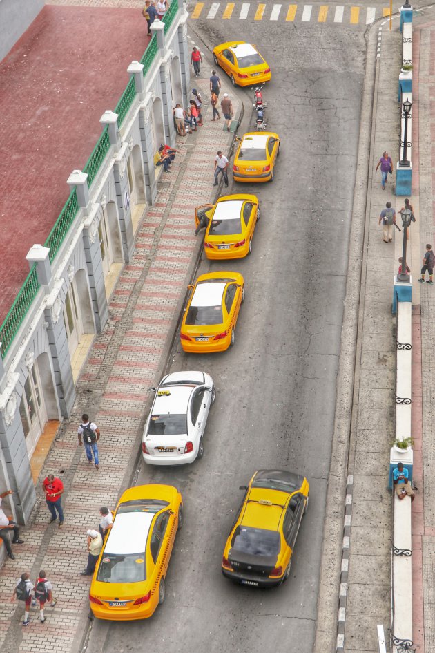 Een straat in Santiago de Cuba