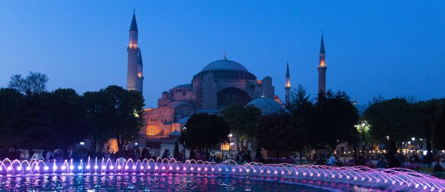 Hagia Sophia by night