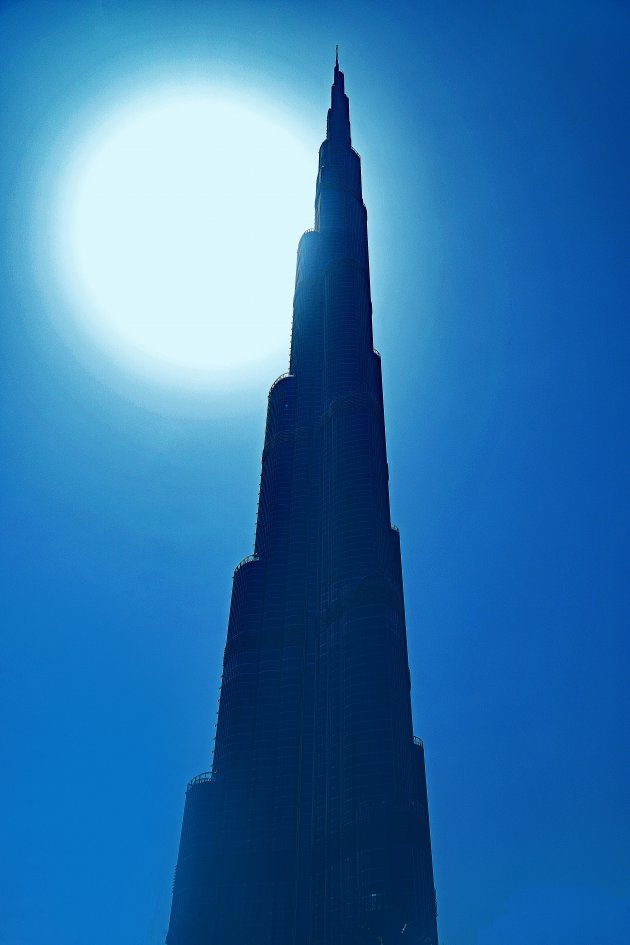Burj Khalifa: symfonie in blauw