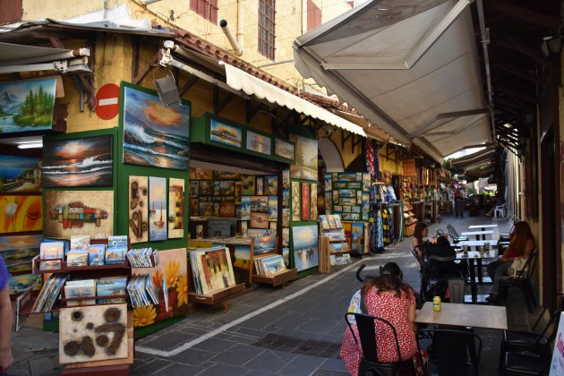 Souvenir shops in Rhodos stad