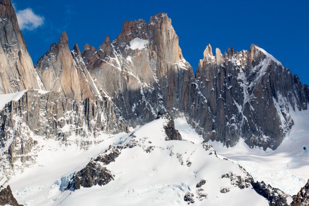 De granieten pieken van Patagonië