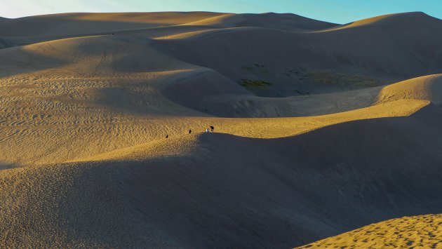 zonsondergang Great Sand Dunes NP