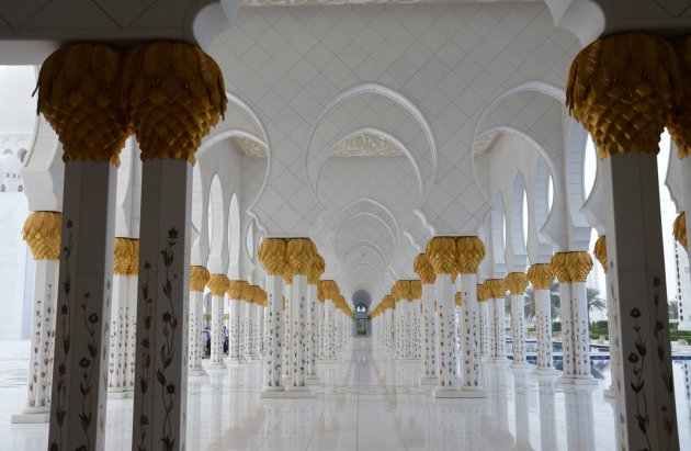 Sjeik Zayed-moskee In Abu Dhabi, Verenigde Arabische Emiraten