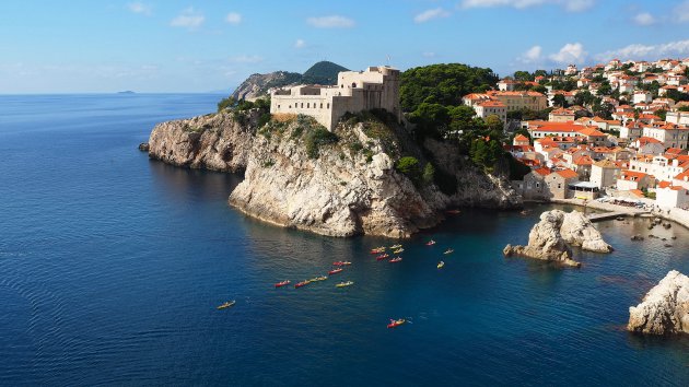 Kajakken en kanoën bij Dubrovnik