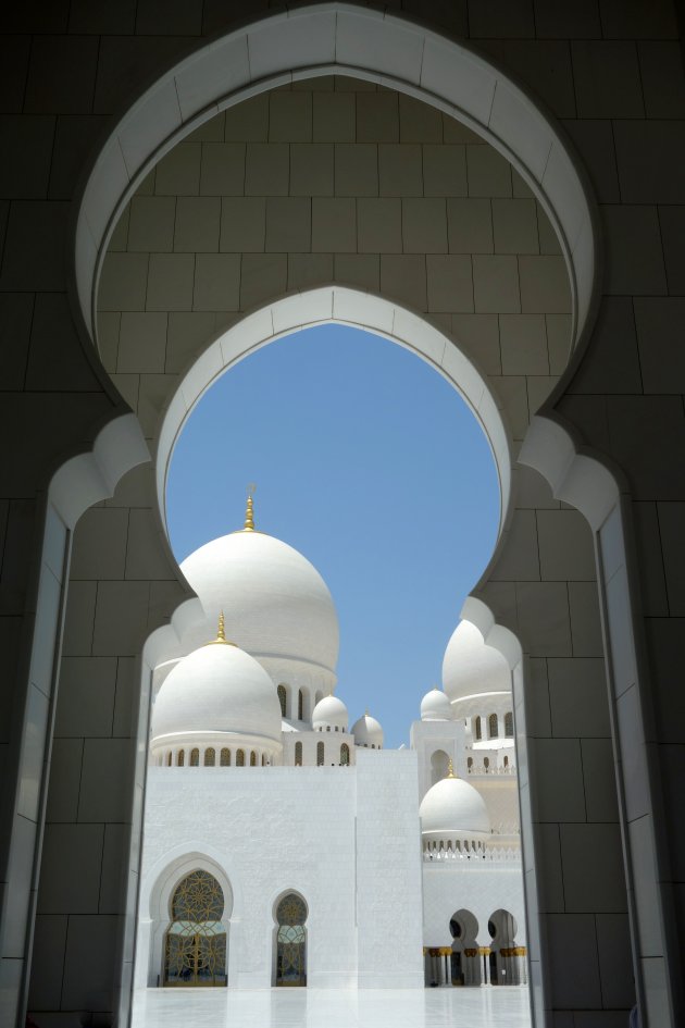 doorkijkje in de grootste moskee