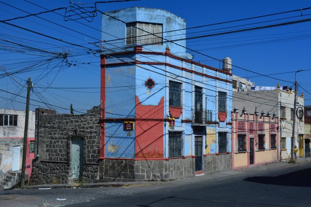 De echte straatjes van Puebla