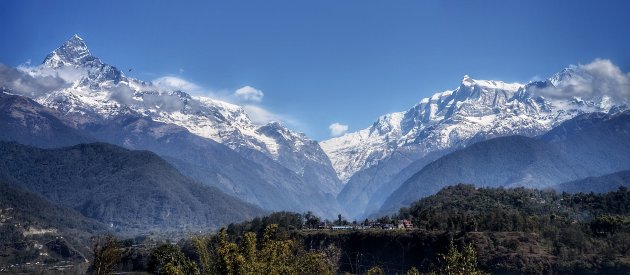 Uitzicht op de Annapurna