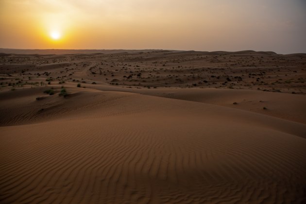 Zonsondergang Oman