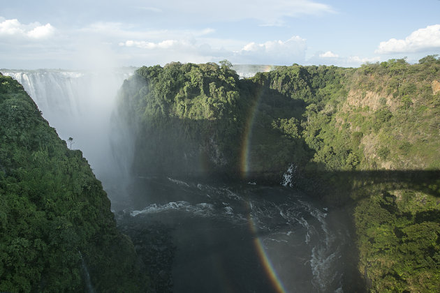 Zimbabwe Zambia Victoria Watervallen