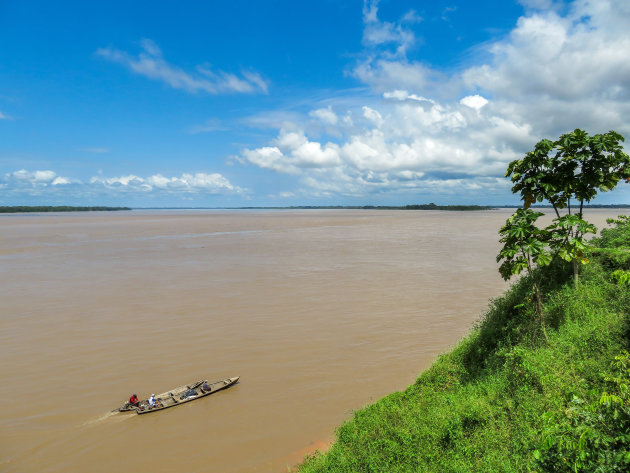 Drielandenpunt op de Amazone
