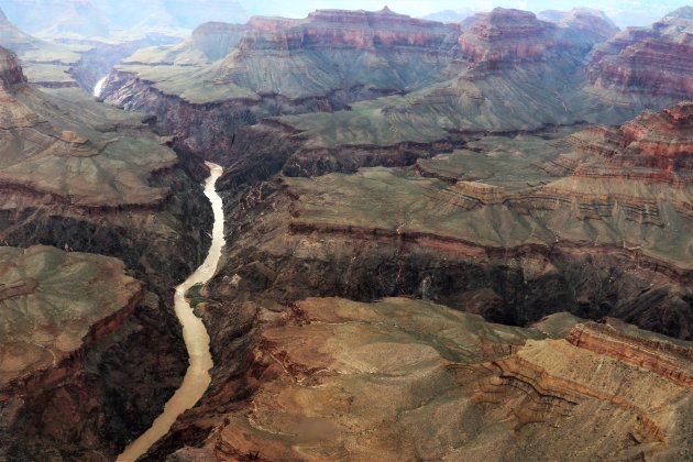 boven de Grand Canyon