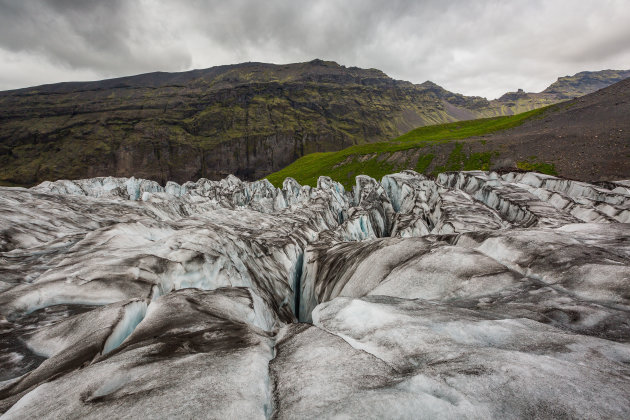 Diepe gletsjerspleten