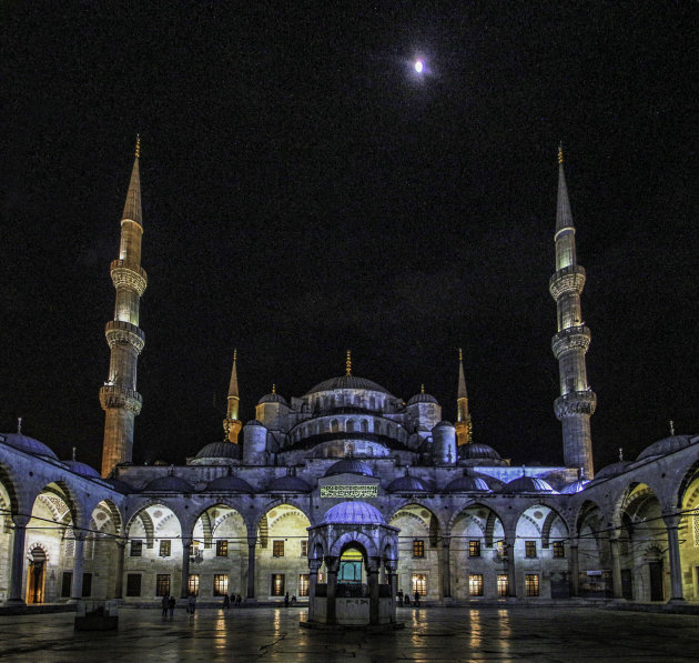 De blauwe moskee