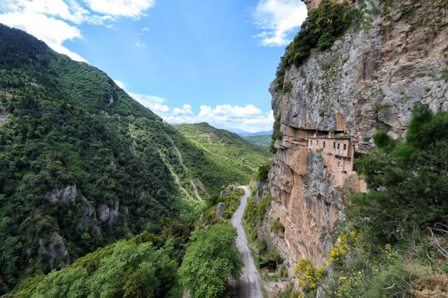 Klooster in de rotsen
