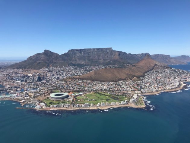 Kaapstad vanuit de lucht