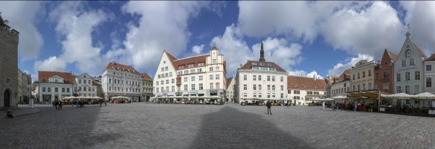 Estland Tallinn stadhuisplein